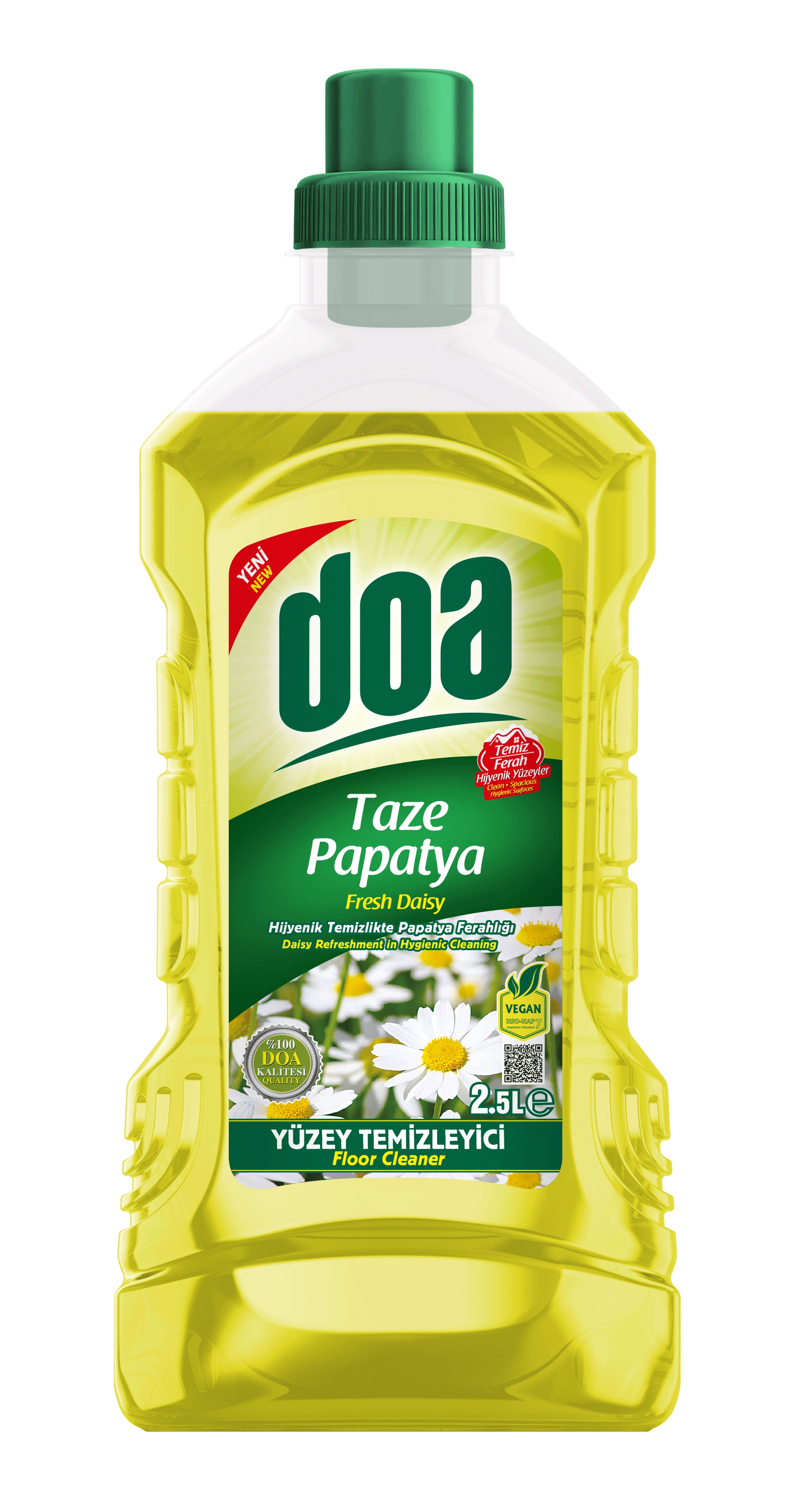 DOA YÜZEY TEMİZLEYİCİ 2,5LT TAZE PAPATYA (SARI) (6)