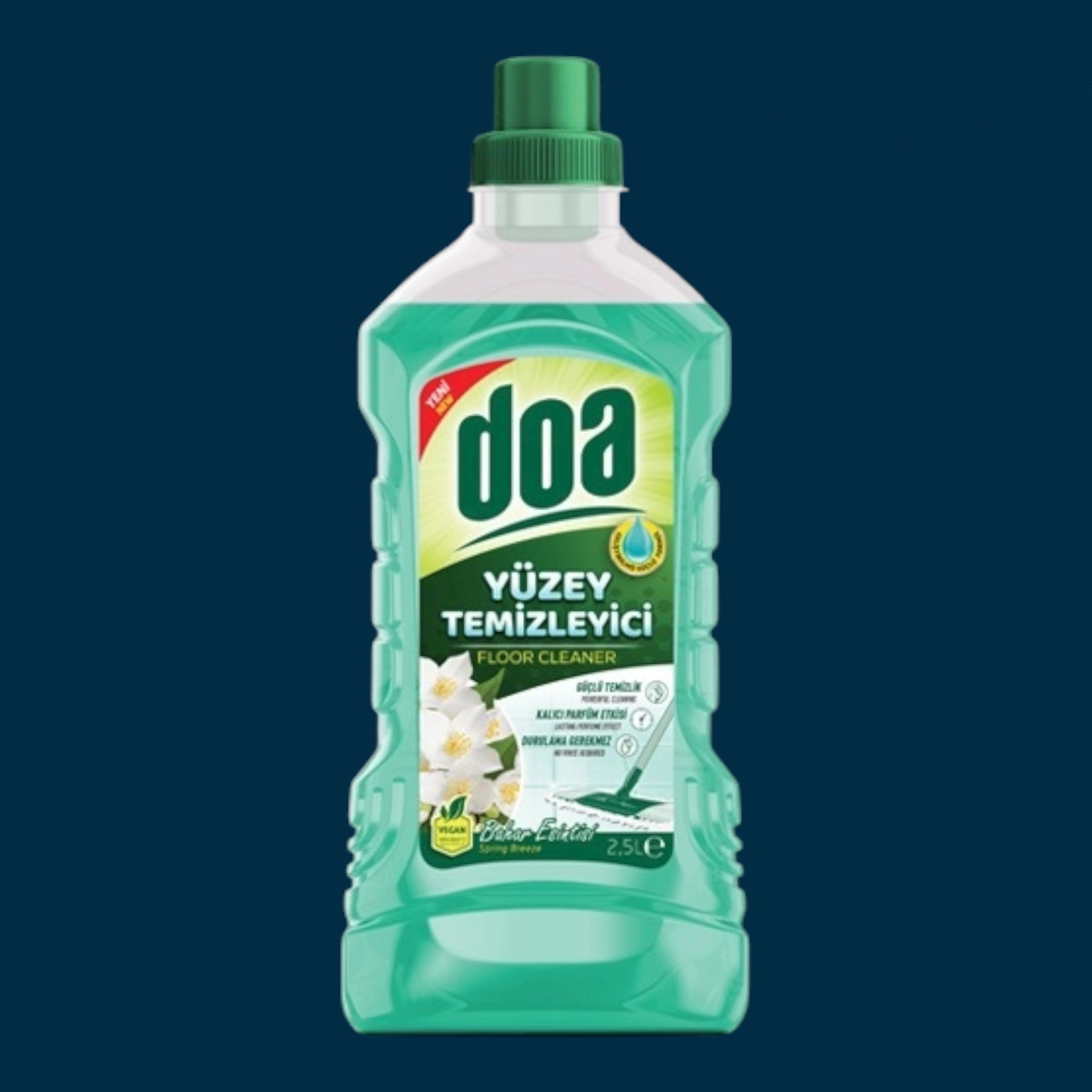 DOA YÜZEY TEMİZLEYİCİ 2,5LT BAHAR ESİNTİSİ (YEŞİL) (6)