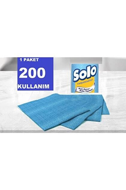 SOLO HİJYENİK TEMİZLİK BEZİ 33*30 (20)