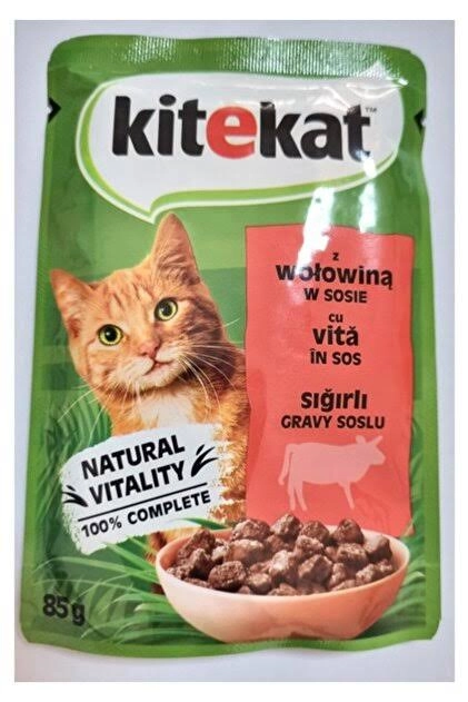 KİTEKAT YAŞ KEDİ MAMASI 85GR SIĞIR ETLİ (28)