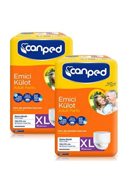 CANPED KÜLOTLU HASTA BEZİ (XL) TURUNCU (8)