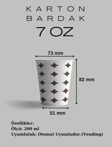 KARTON BARDAK 7 OZ (30)