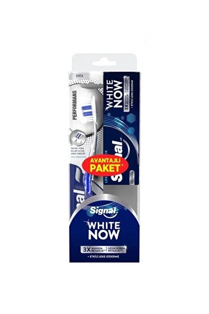 SİGNAL 50 ML DİŞ MACUNU + FIRÇA (8)