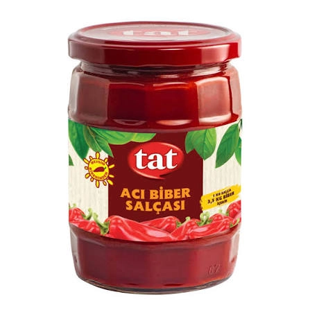 TAT CAM BİBER SALÇASI 550 GR ACI (12)