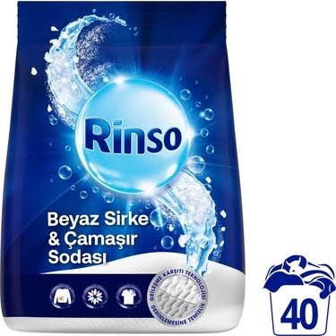 RİNSO MATİK 6 KG BEYAZ SİRKE VE ÇAMAŞIR SODASI 