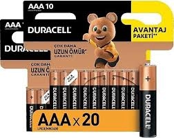 DURACELL İNCE PİL 20 Lİ (12)