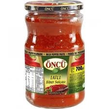 ÖNCÜ BİBER SALÇASI 700 GR CAM (12) TATLI