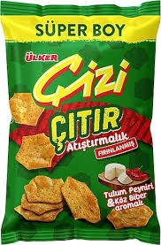 ÜLKER ÇİZİ ÇITIR PEYNİRLİ KÖZ BİBER 160 GR (10)