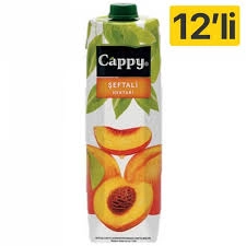 CAPPY MEYVE SUYU ŞEFTALİ 1 LT (12)