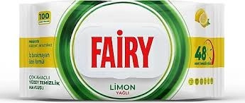 FAİRY YÜZEY TEMİZLİK HAVLUSU LİMON 100 LÜ (12)