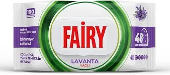 FAİRY YÜZEY TEMİZLİK HAVLUSU LAVANTA 100 LÜ (12)