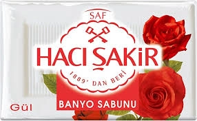 HACI ŞAKİR TEKLİ BANYO SABUNU 150 GR GÜL (36)