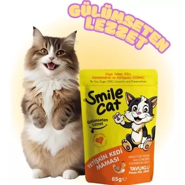 SMİLE CAT MAMA 85 GR KARMA KOLİ (48)