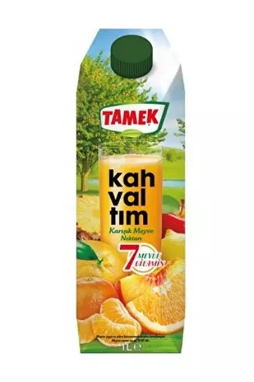 TAMEK MEYVE SUYU 1 LİTRE KARIŞIK  (12)