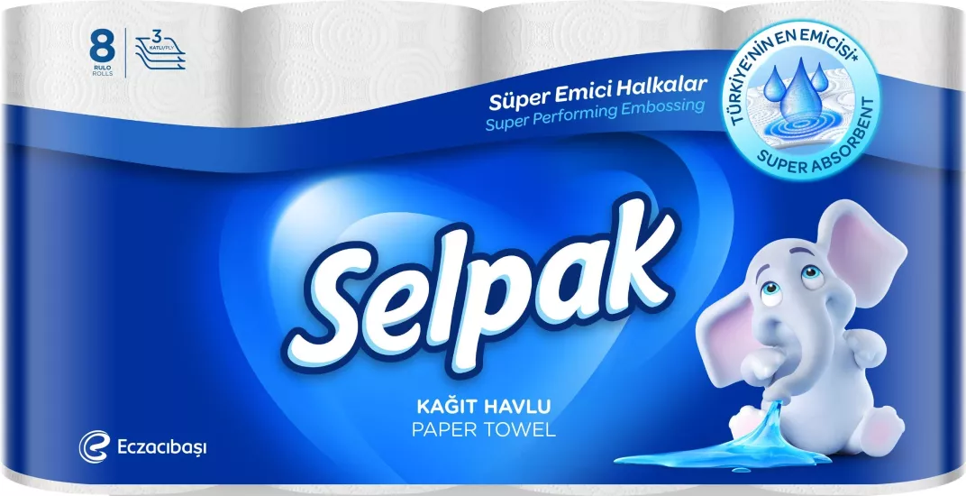 SELPAK HAVLU KAĞIT 8 Lİ (3)