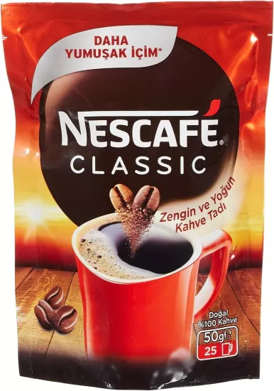 NESCAFE CLASSİC 50 GR POŞET(12)