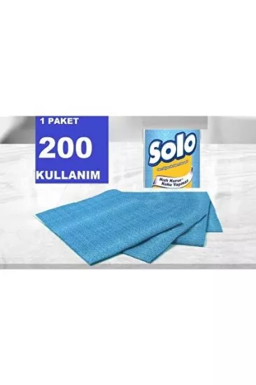 SOLO HİJYENİK TEMİZLİK BEZİ 33*30 (20)