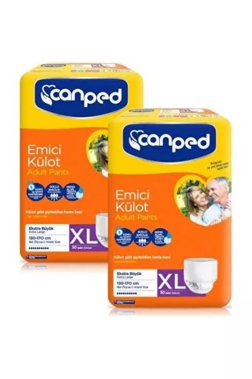 CANPED KÜLOTLU HASTA BEZİ (XL) TURUNCU (8)