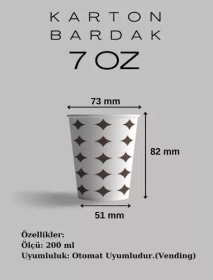 KARTON BARDAK 7 OZ (30)