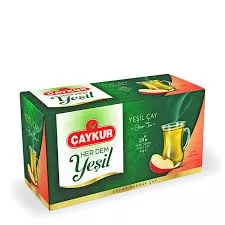 ÇAYKUR YEŞİL ÇAY 40GR ELMALI(24)