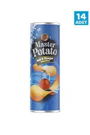 MASTER POTATO CİPS TUZ VE SİRKELİ 160 GR. (14)