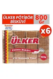 ÜLKER PÖTİBÖR 800GR BİSKÜVİ (6) 