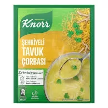 KNOR ÇORBA ŞEHRİYELİ TAVUK SUYU