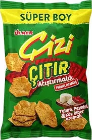 ÜLKER ÇİZİ ÇITIR PEYNİRLİ KÖZ BİBER 160 GR (10)