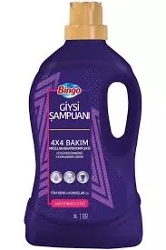 BİNGO GİYİSİ ŞAMPUANI RENKLİLER 3.3 LİTRE (6)