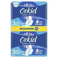 ORKİD ANAKIZ 2Lİ EXTRA MAVİ PAKET UZUN (12)