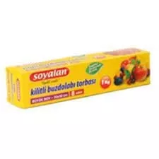 SOYALAN KİLİTLİ BUZDOLABI POŞETİ BÜYÜK