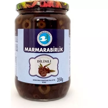 MARMARABİRLİK DİLİMLİ SİYAH ZEYTİN 350 GR (6)