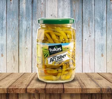 TUKAŞ YAKAN BİBER TURŞUSU 720 GR. (12)