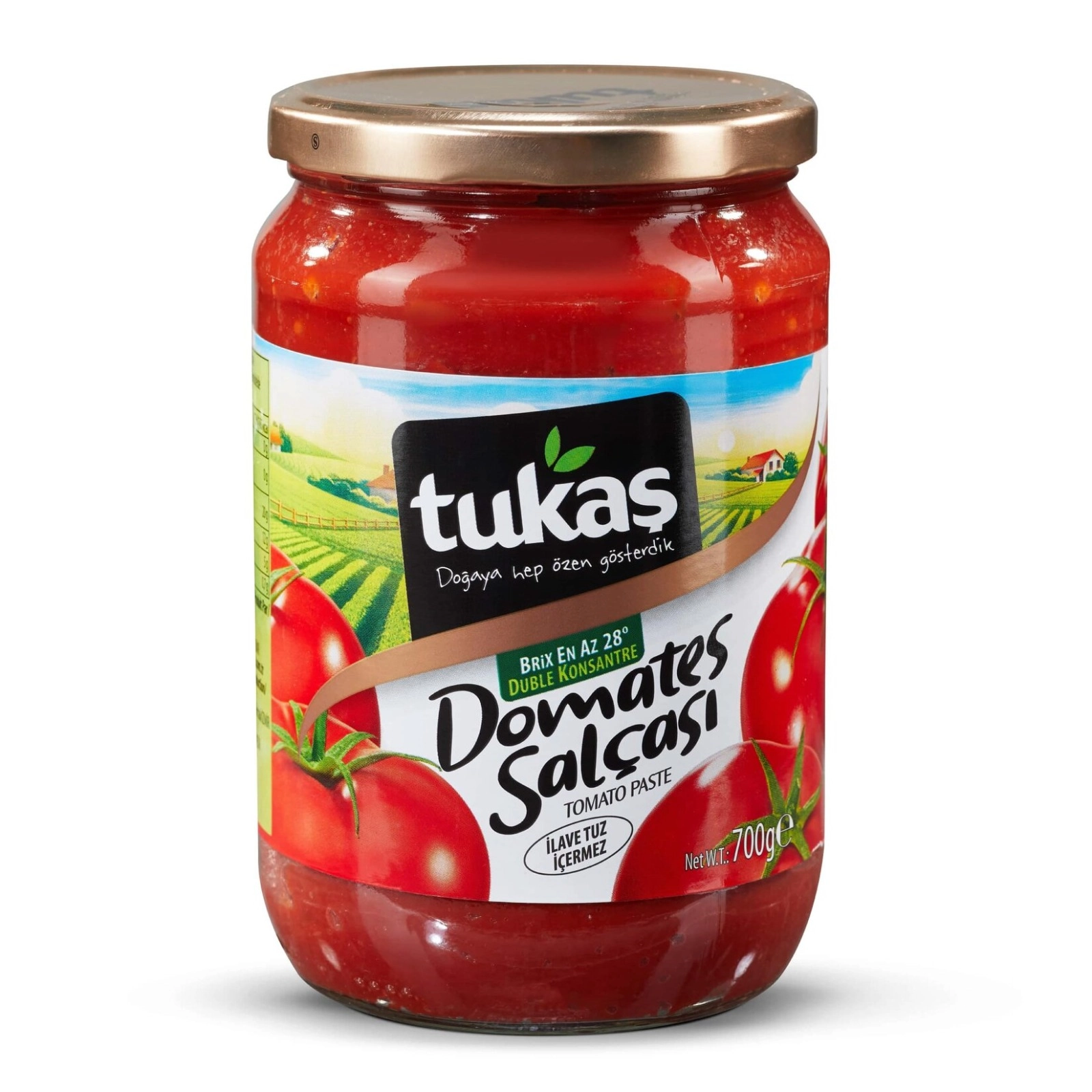 TUKAŞ DOMATES SALÇASI 830 GR (24)